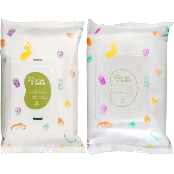 Lenços Umedecidos Mamãe e Bebê – Patty Moda & Beleza
